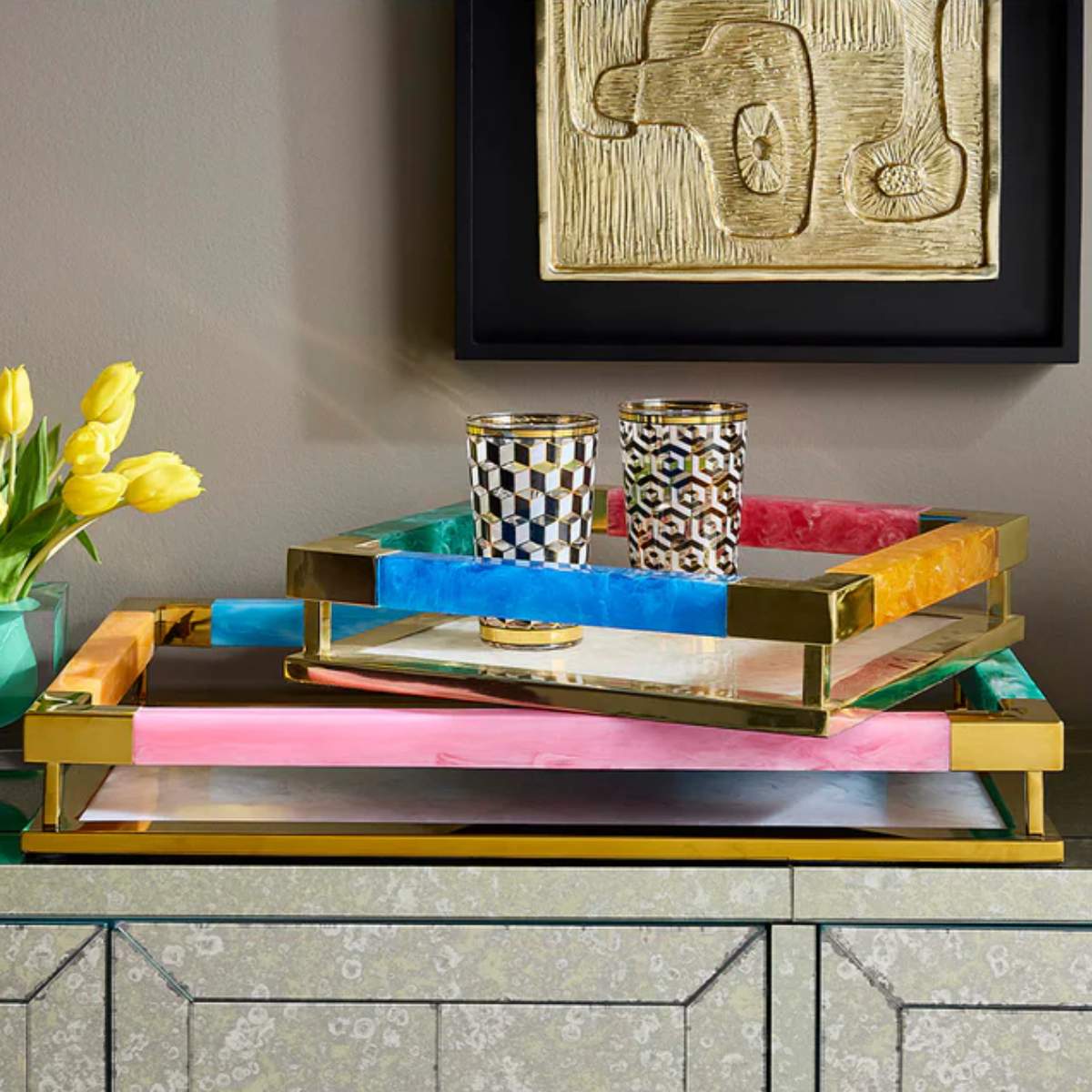 Jonathan Adler Como Rectangle Tray