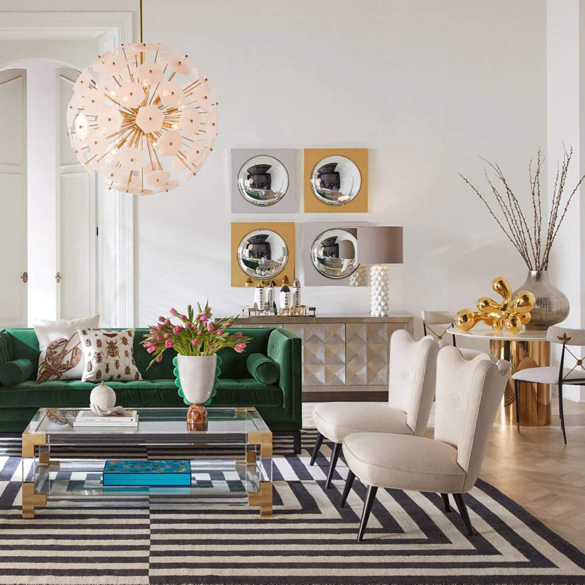 Jonathan Adler Como Scalloped Urn