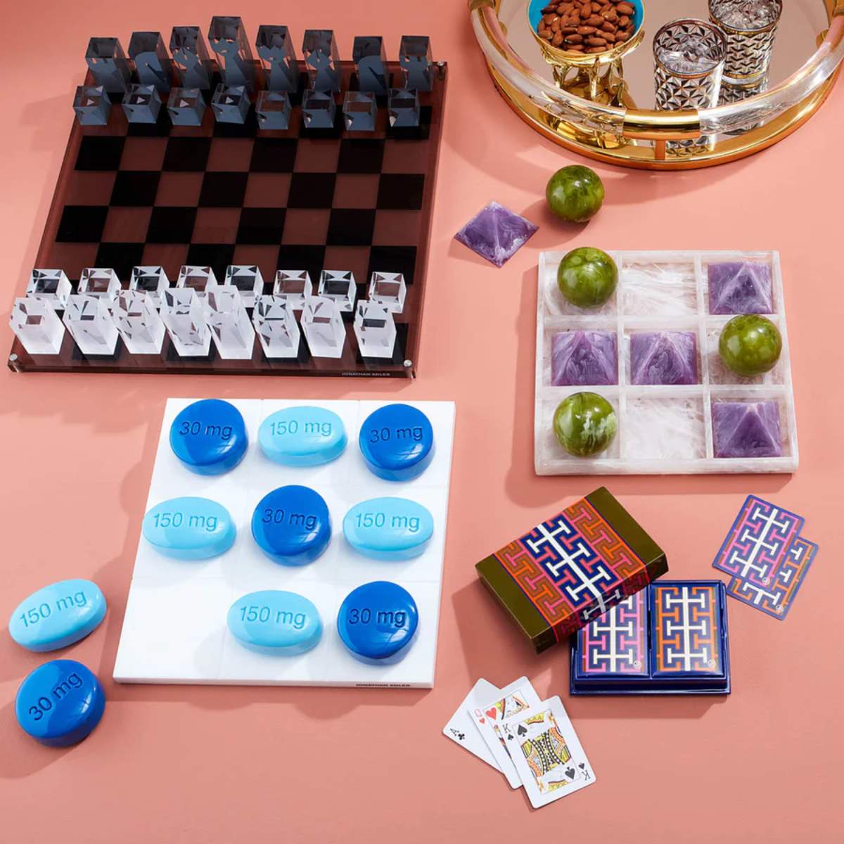 Jonathan Adler Como Tic-Tac-Toe Set