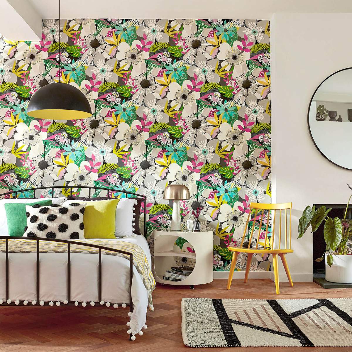 Ohpopsi Concept	Floral Riot - Chalk & Carbon