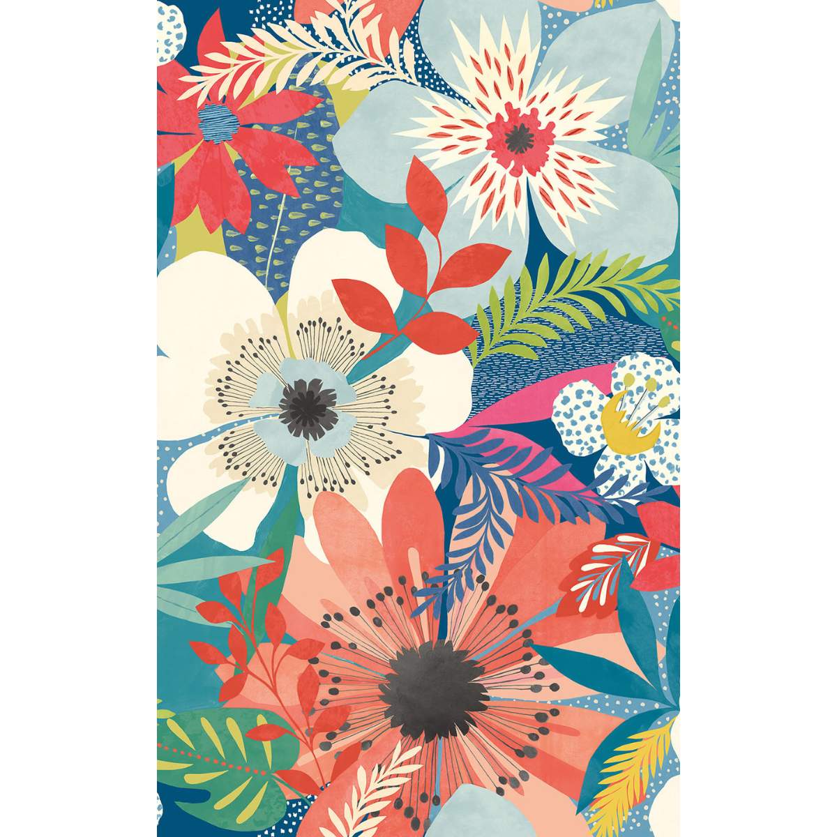 Ohpopsi Concept	Floral Riot - Indigo