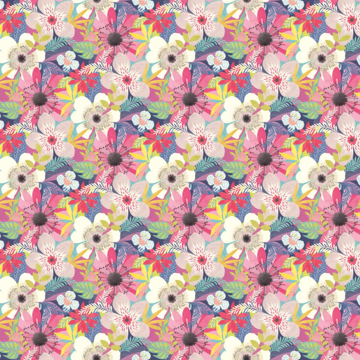 Ohpopsi Concept	Floral Riot - Raspberry