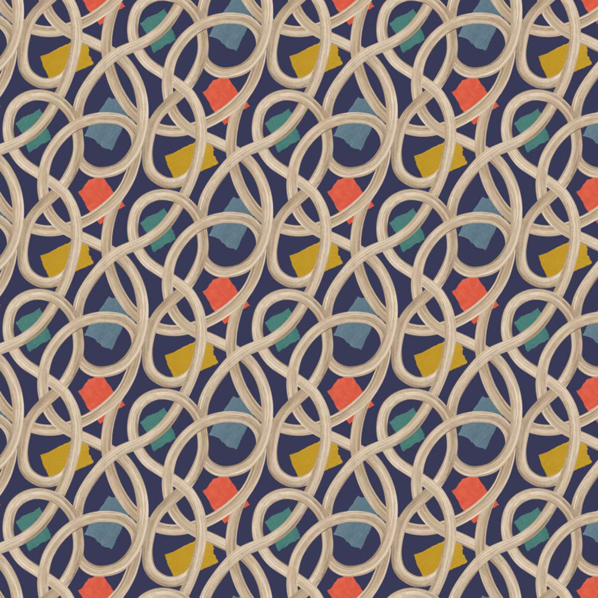 Ohpopsi Concept	Twisted Geo - Denim