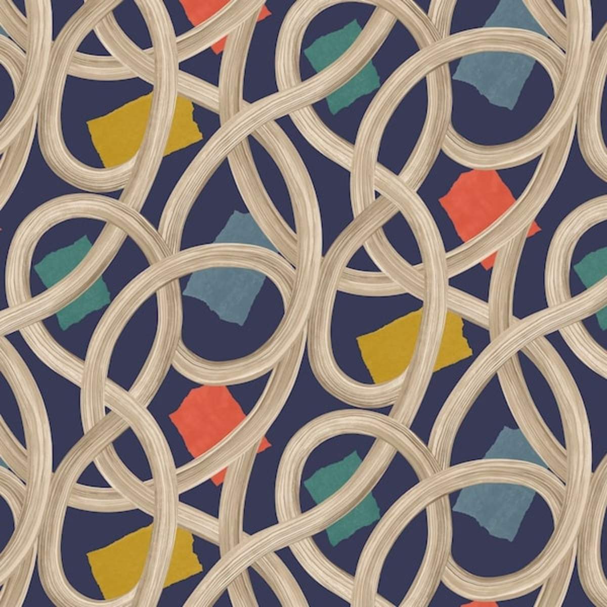 Ohpopsi Concept	Twisted Geo - Denim