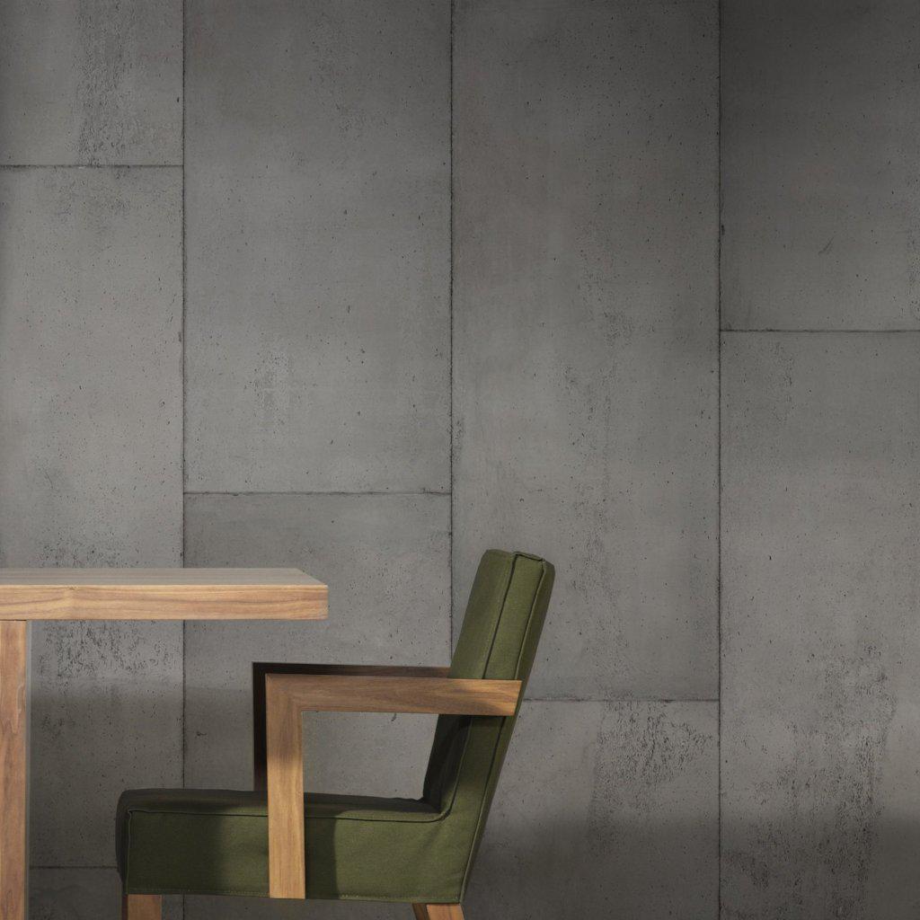 Concrete Wallpaper Grey CON-01 - NLXL-Beaumonde