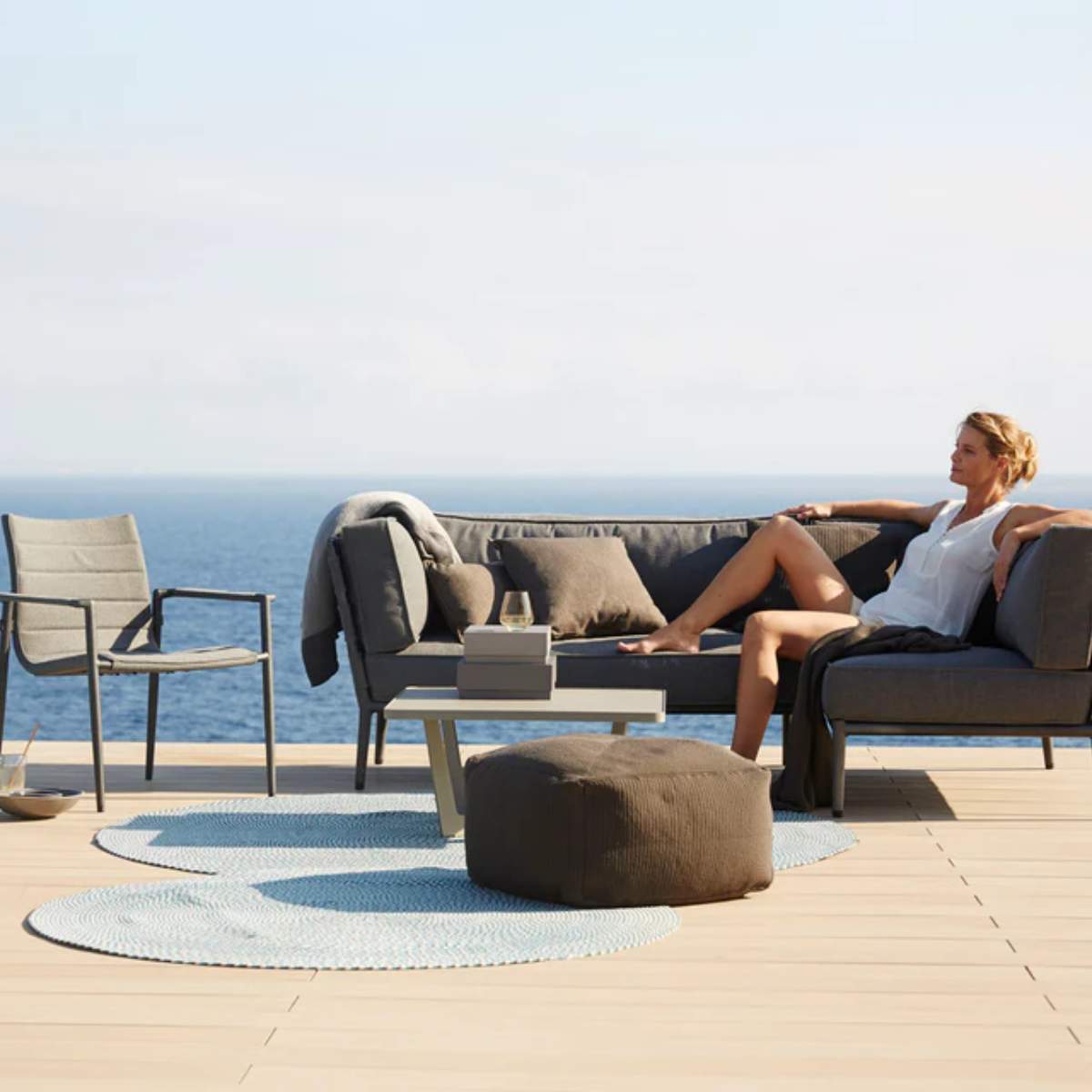 Cane-line Conic Compact 2-Module Corner Sofa