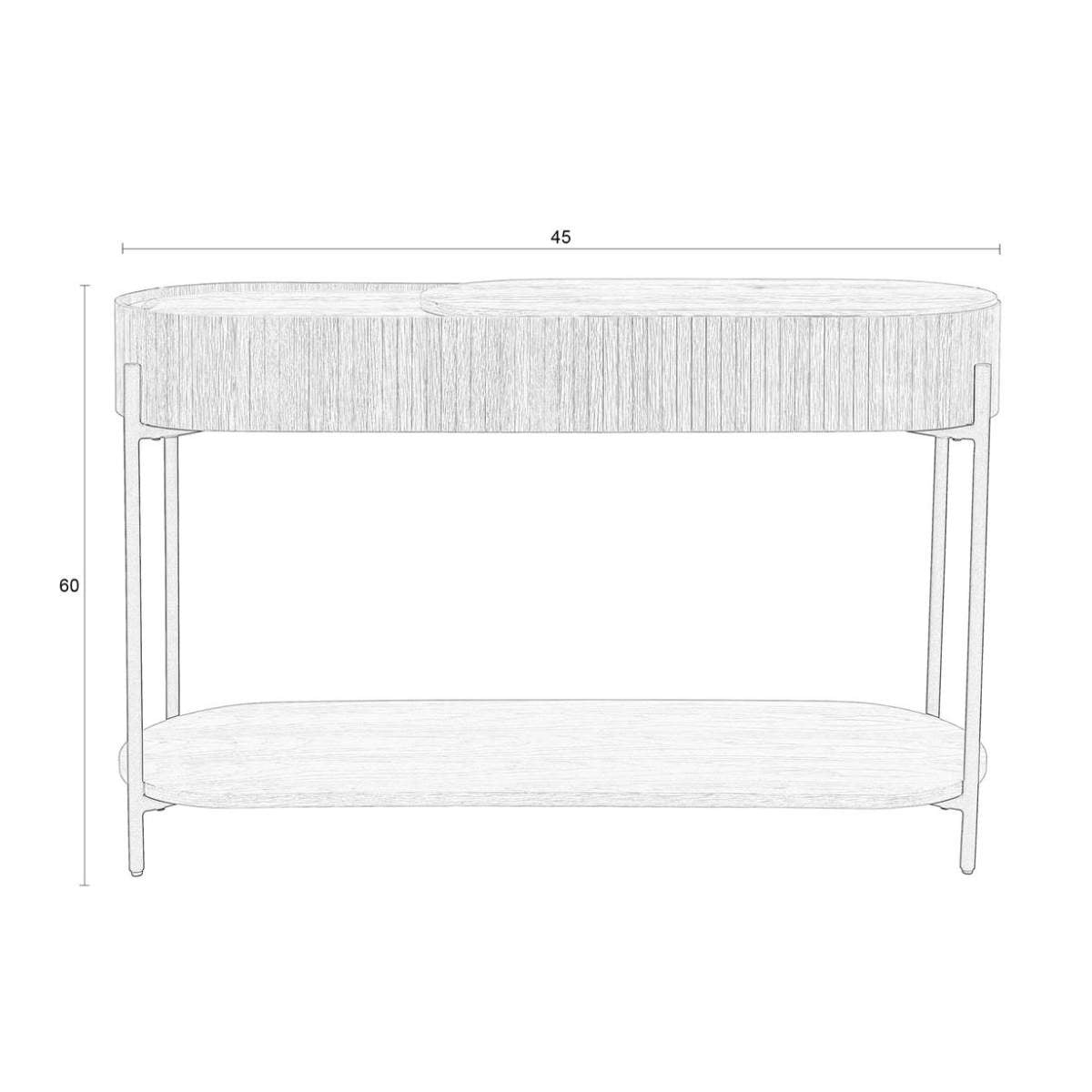 Zuiver Console Table Slides