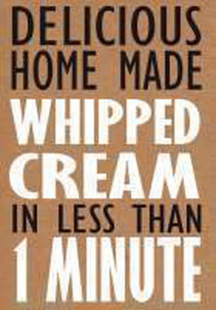 Creazy Whipped Cream Shaker Set-Beaumonde