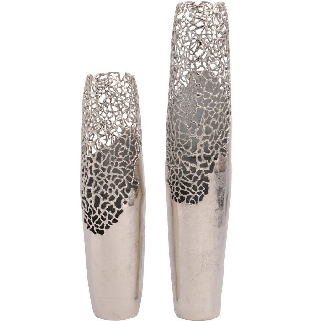 Coral Vases Set - Aluminium-Beaumonde