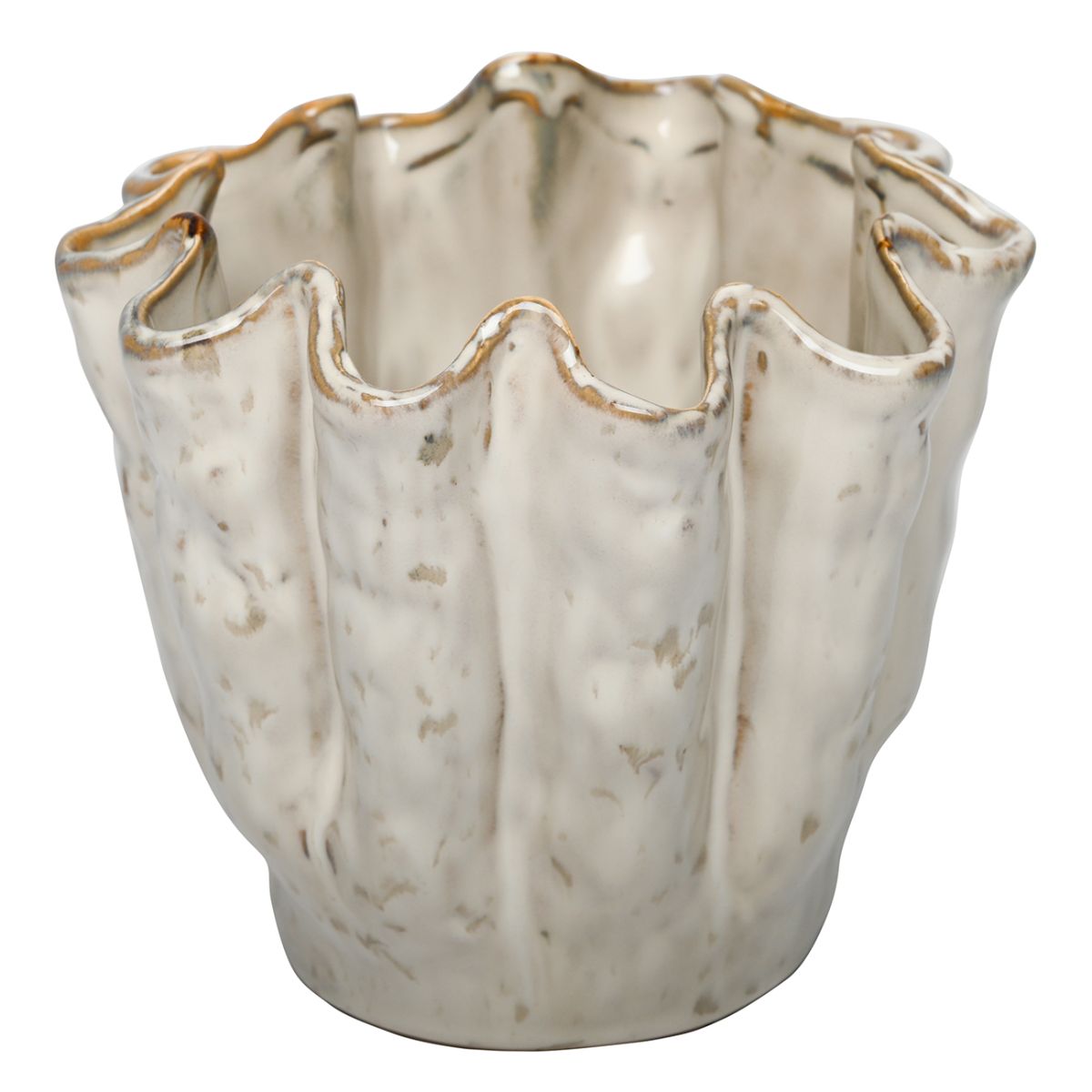 Libra Interiors Coralie Glazed Vase
