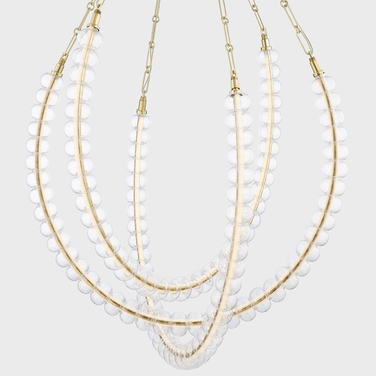 Hudson Valley Lighting Corbett 3 Light Chandelier - Celeste