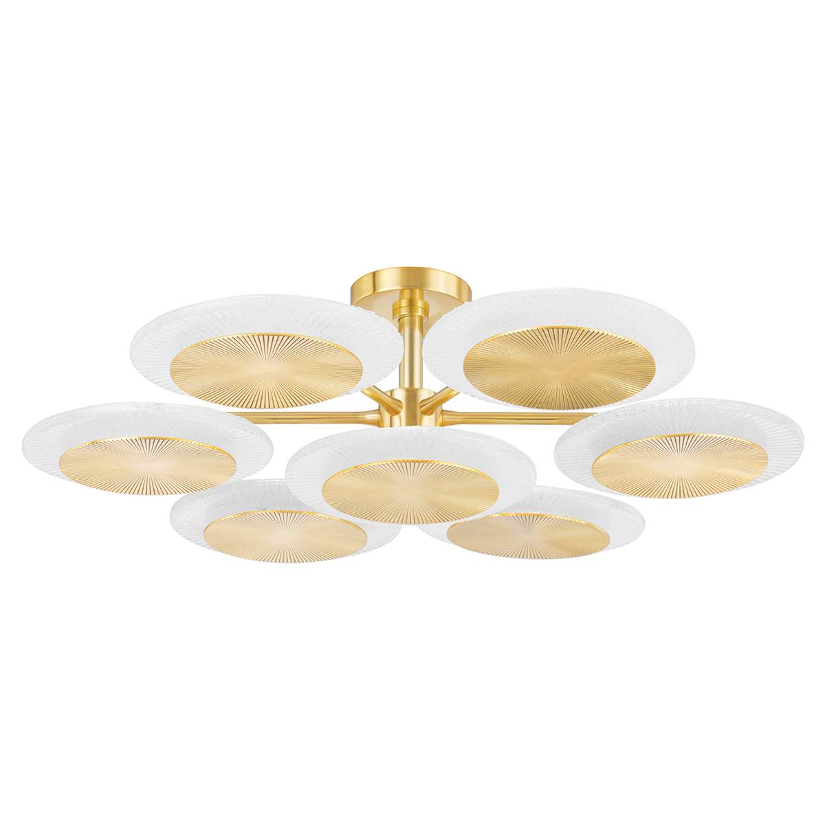 Hudson Valley Lighting Corbett 7 Light Chandelier - Topaz