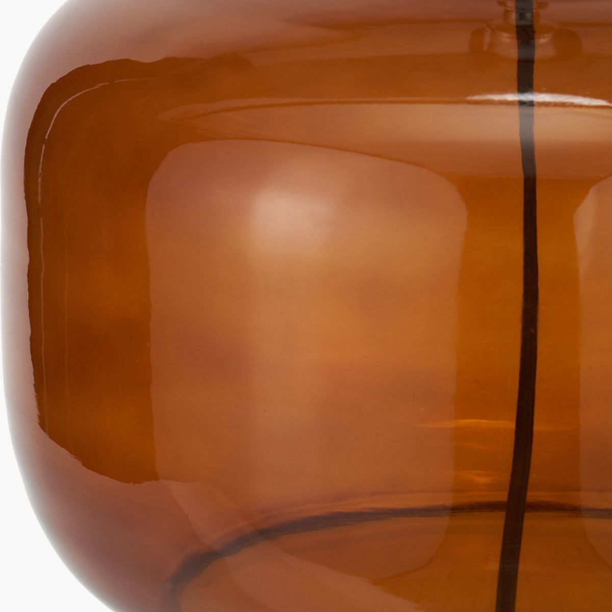 Pacific Lifestyle Corby Amber Glass Table Lamp Base