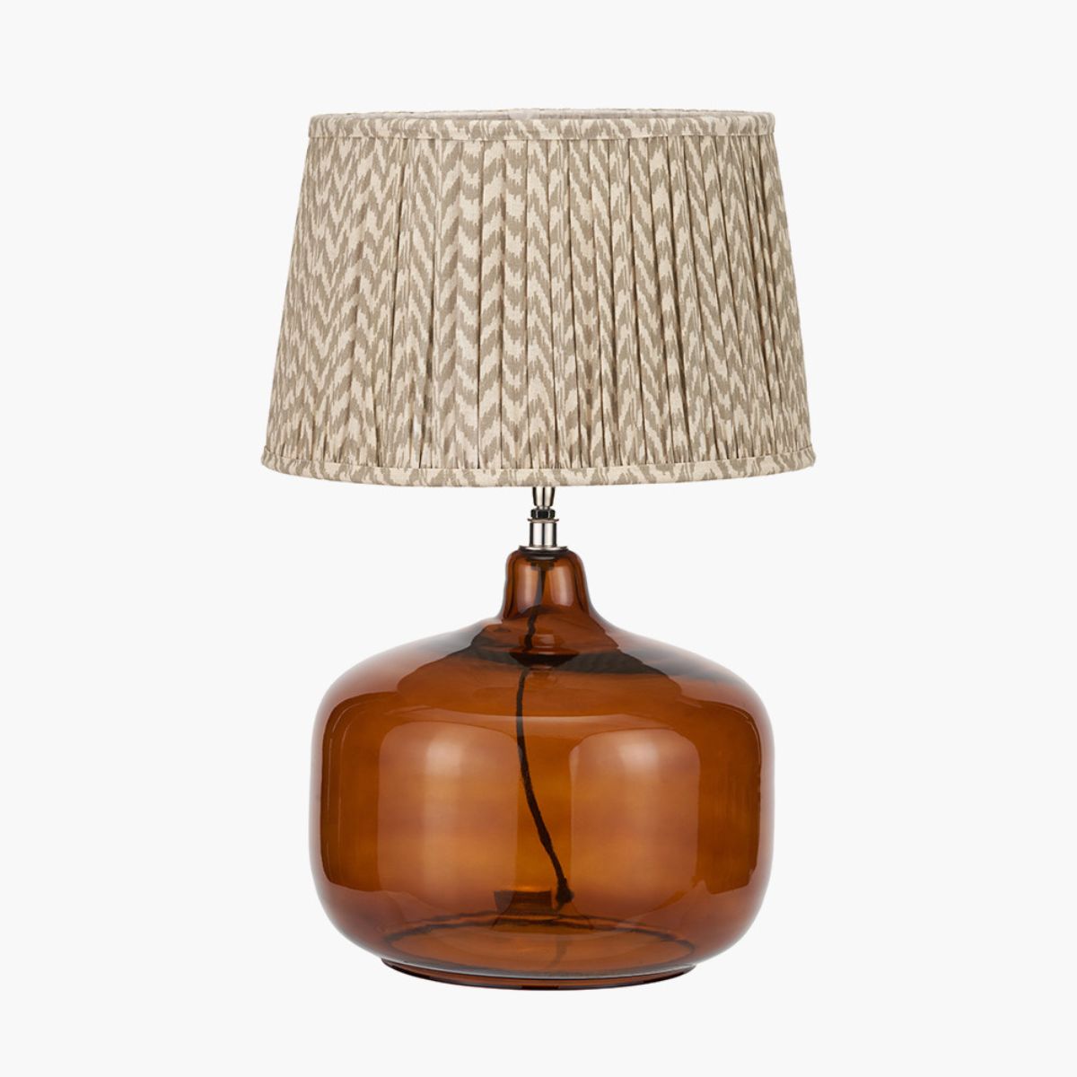 Pacific Lifestyle Corby Amber Glass Table Lamp Base