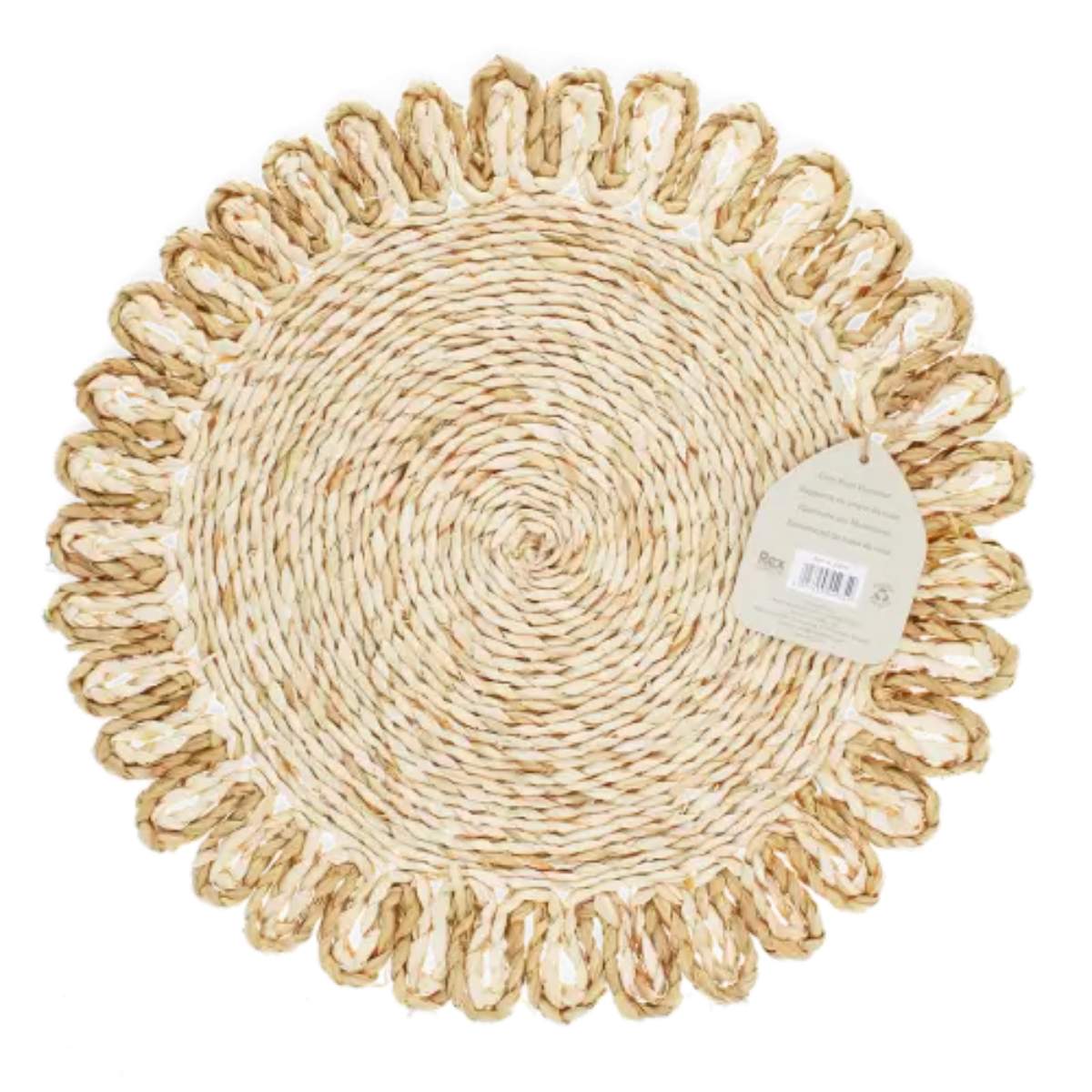 Rex London Corn husk placemat - Natural