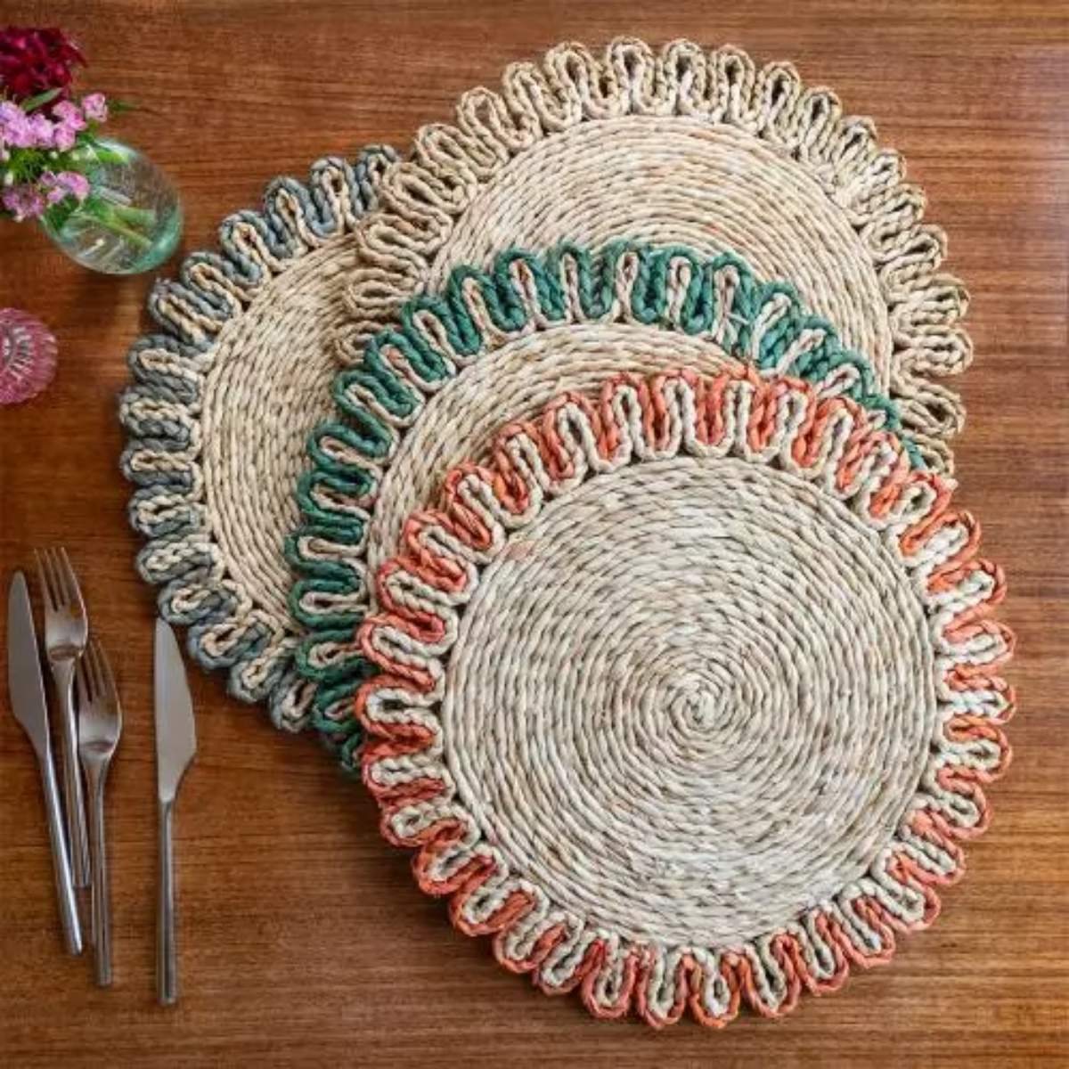 Rex London Corn husk placemat - Natural