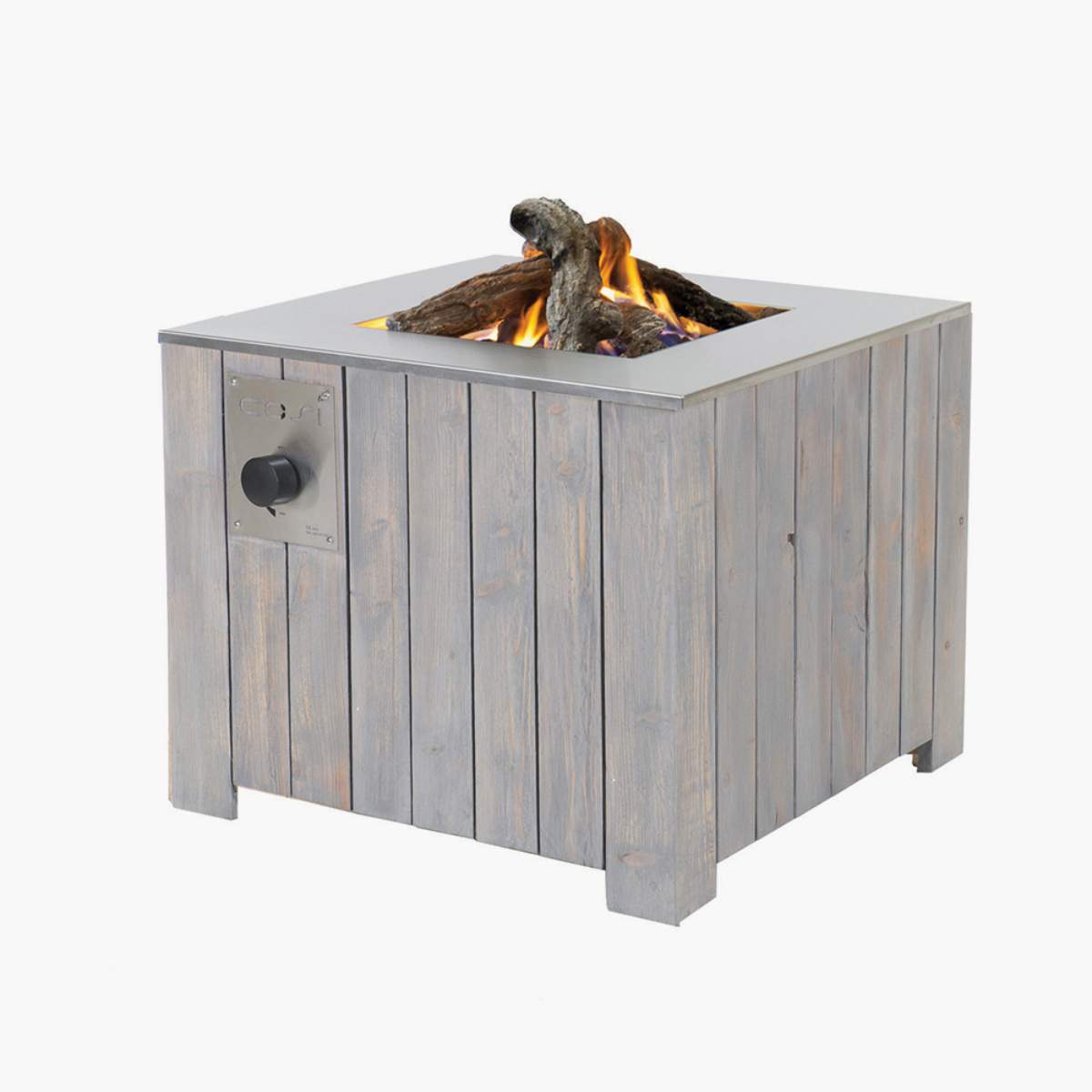Pacific Lifestyle Cosicube 70 Grey Wash Fire Pit