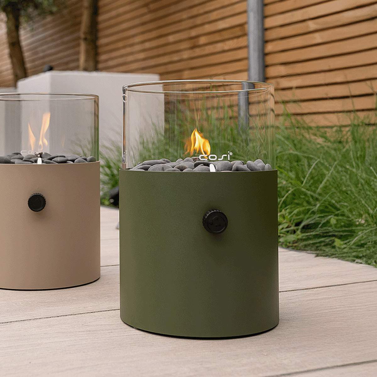 Pacific Lifestyle Cosiscoop Extra Large Moss Green Fire Lantern