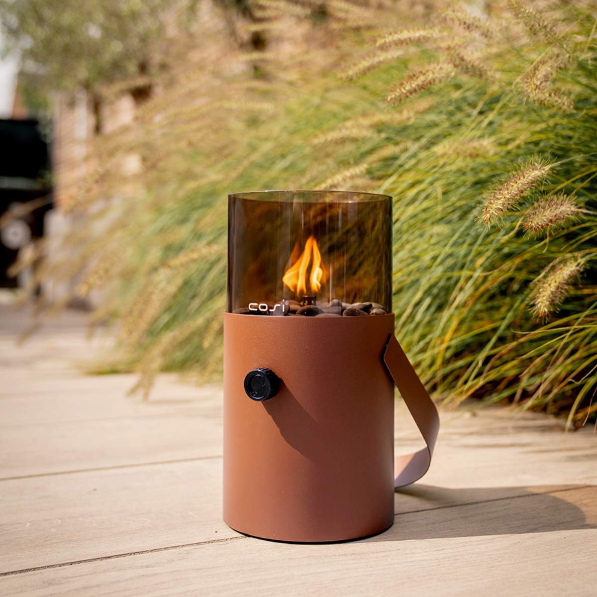 Pacific Lifestyle Cosiscoop Mocha Brown / Smoked Fire Lantern