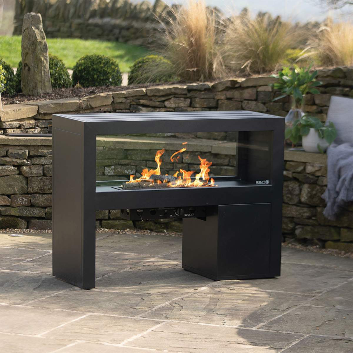 Pacific Lifestyle Cosivista 120 Black Fire Pit