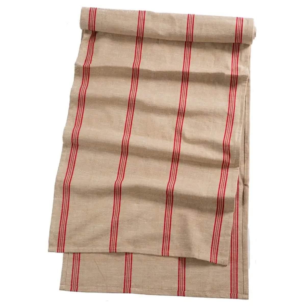 Vagabond Cotton Red Striped Runner