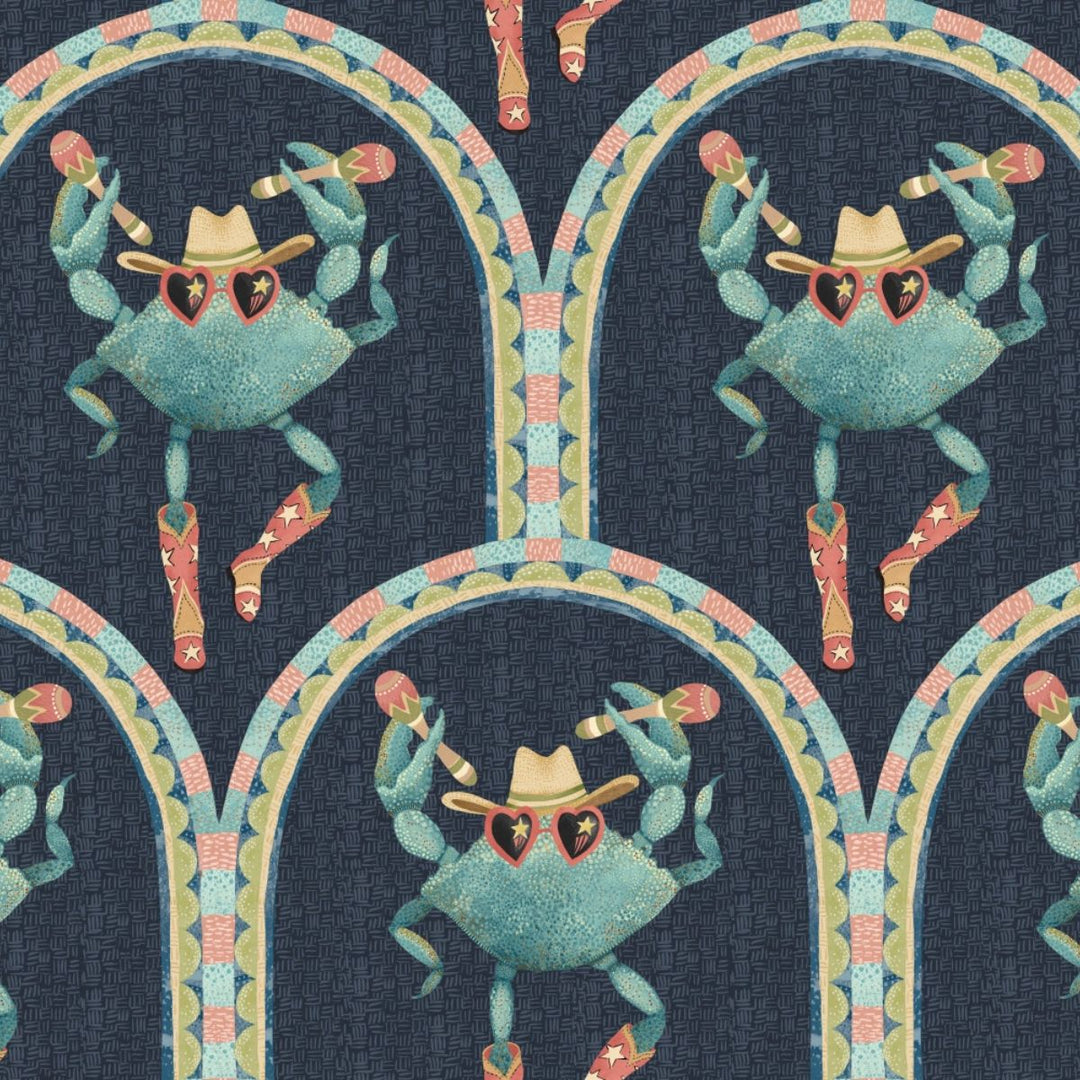 Brand Mckenzie Crab Cabana Wallpaper Deep Tide