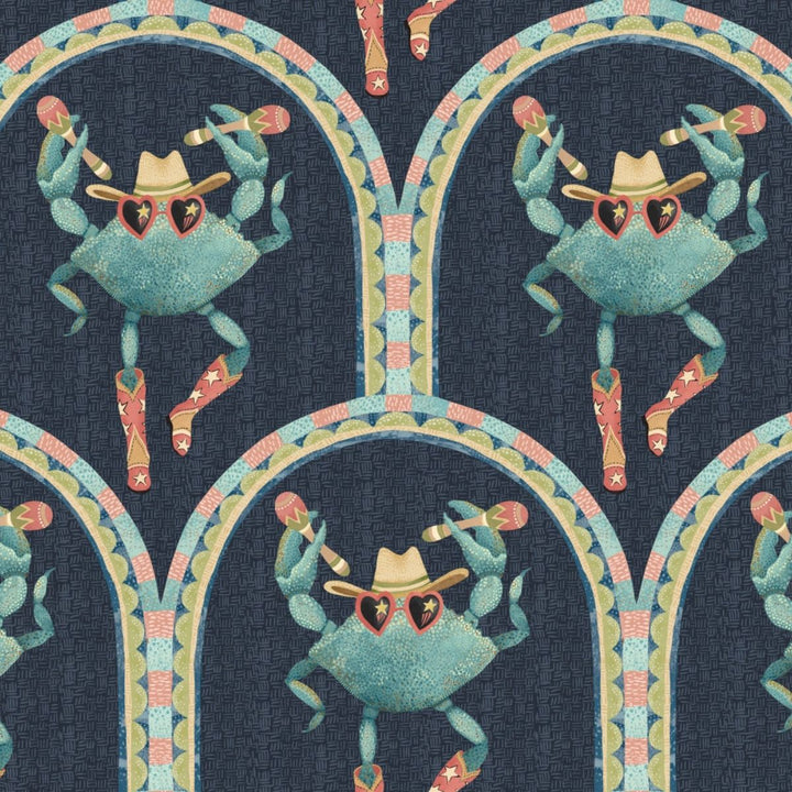 Brand Mckenzie Crab Cabana Wallpaper Deep Tide