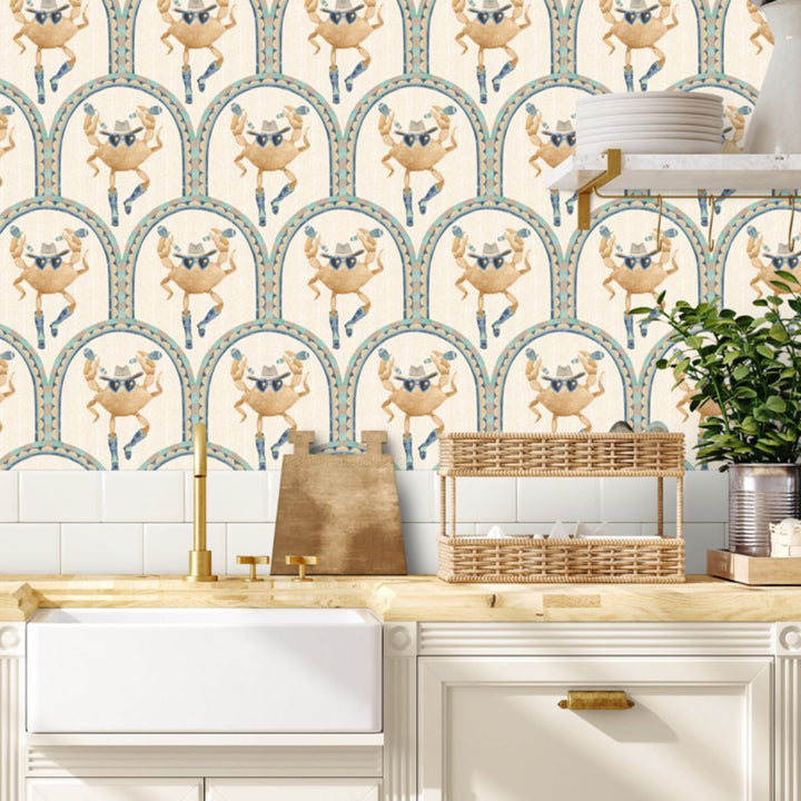 Brand Mckenzie Crab Cabana Wallpaper Sand Dune