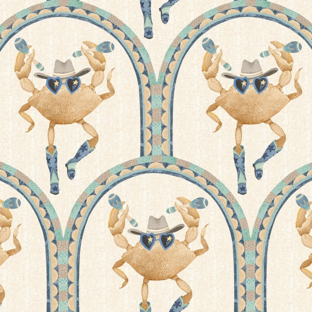 Brand Mckenzie Crab Cabana Wallpaper Sand Dune
