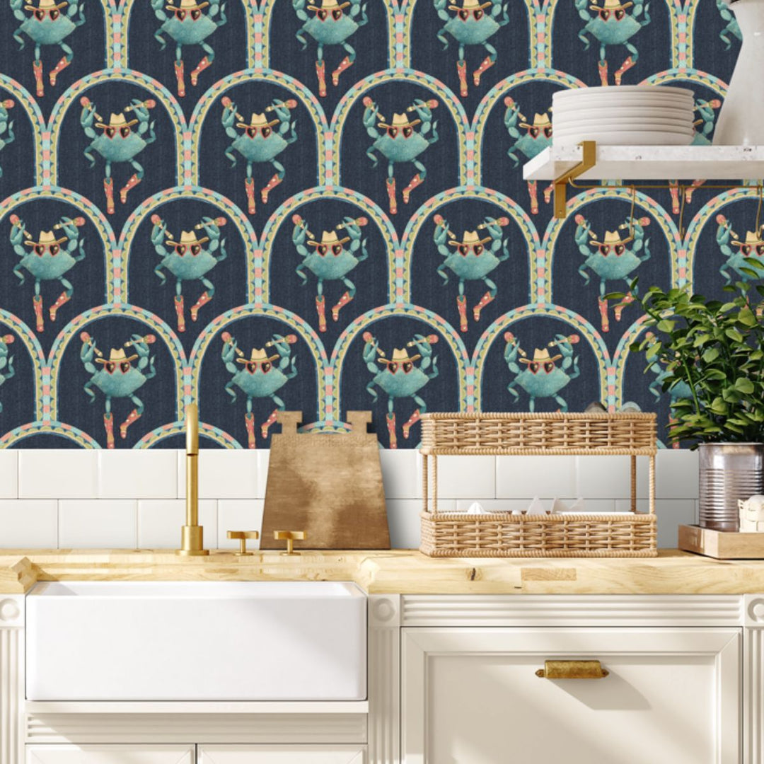 Brand Mckenzie Crab Cabana Wallpaper Deep Tide