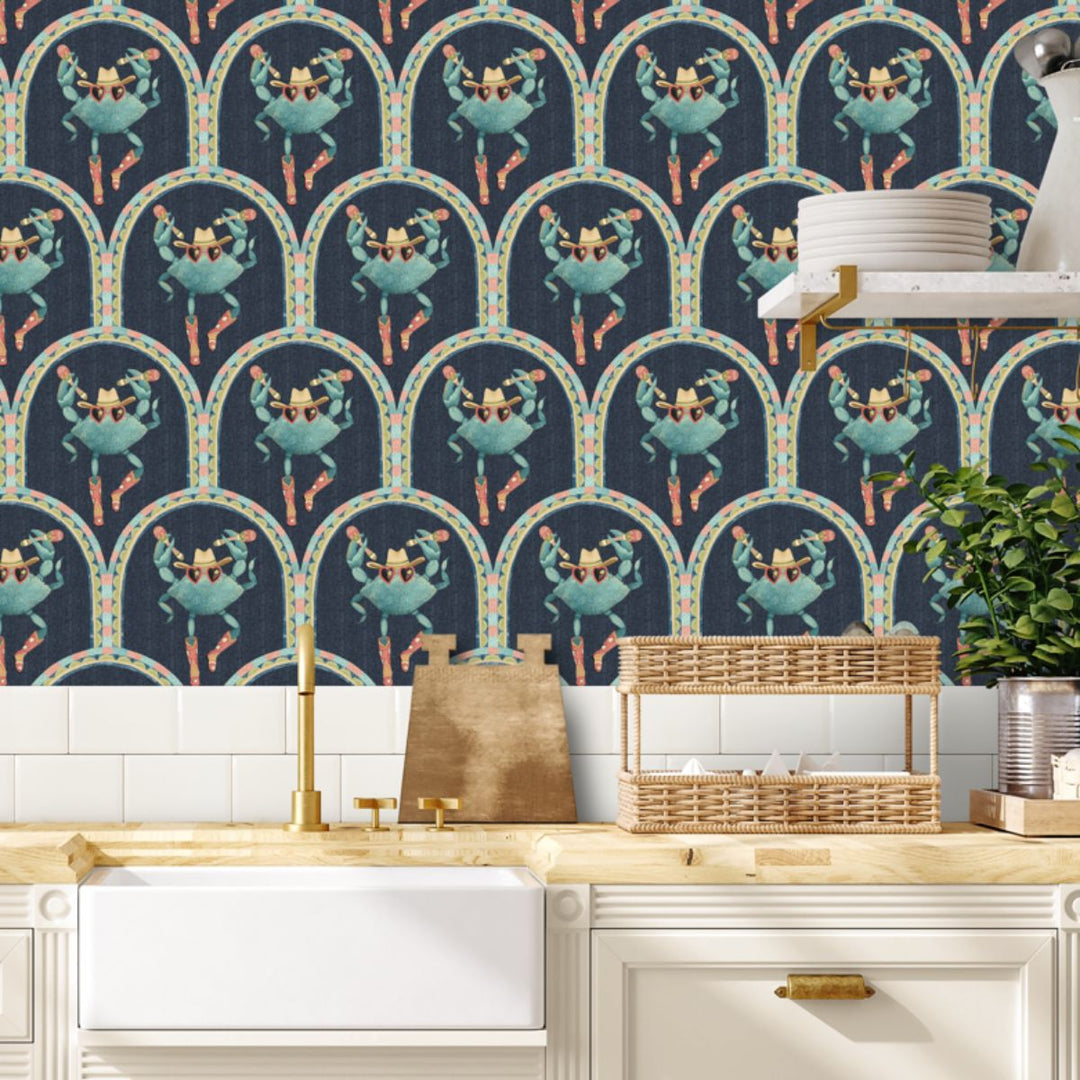 Brand Mckenzie Crab Cabana Wallpaper Deep Tide