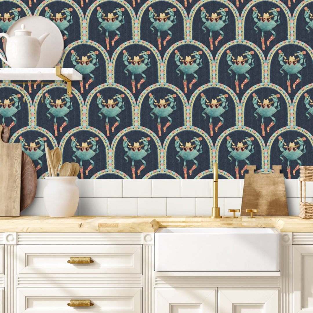Brand Mckenzie Crab Cabana Wallpaper Deep Tide