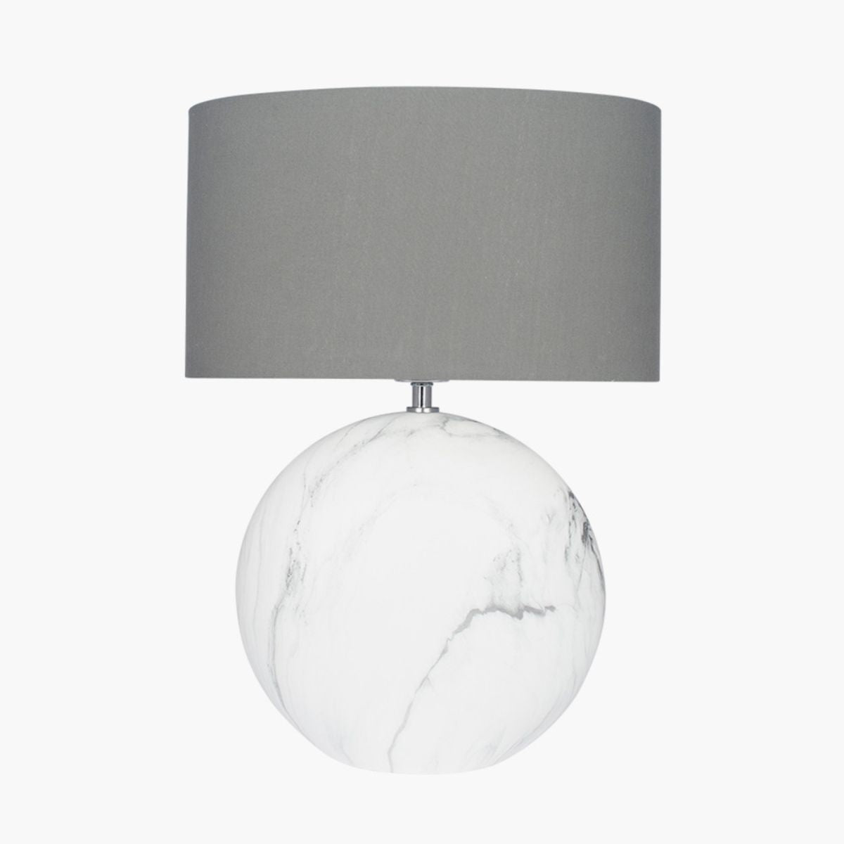 Pacific Lifestyle Crestola Large Marble Effect Ceramic Table Lamp