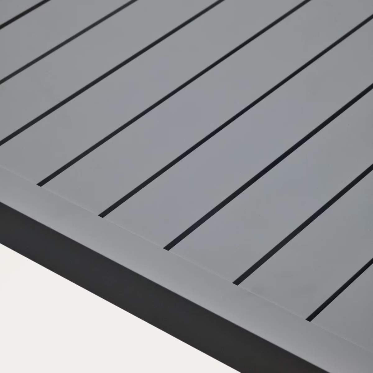 Kave Home Culip aluminium outdoor table with white finish, 180 x 90 cm