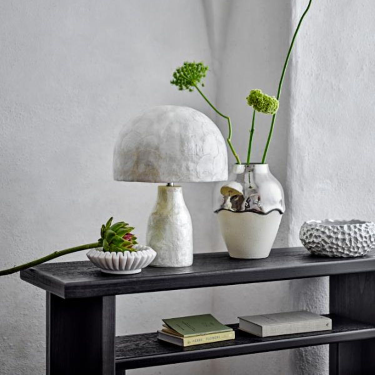 Bloomingville Cupa Console Table - Black Firwood