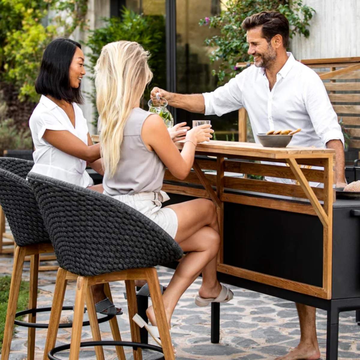 Cane-line Cushion, Peacock Bar Chair