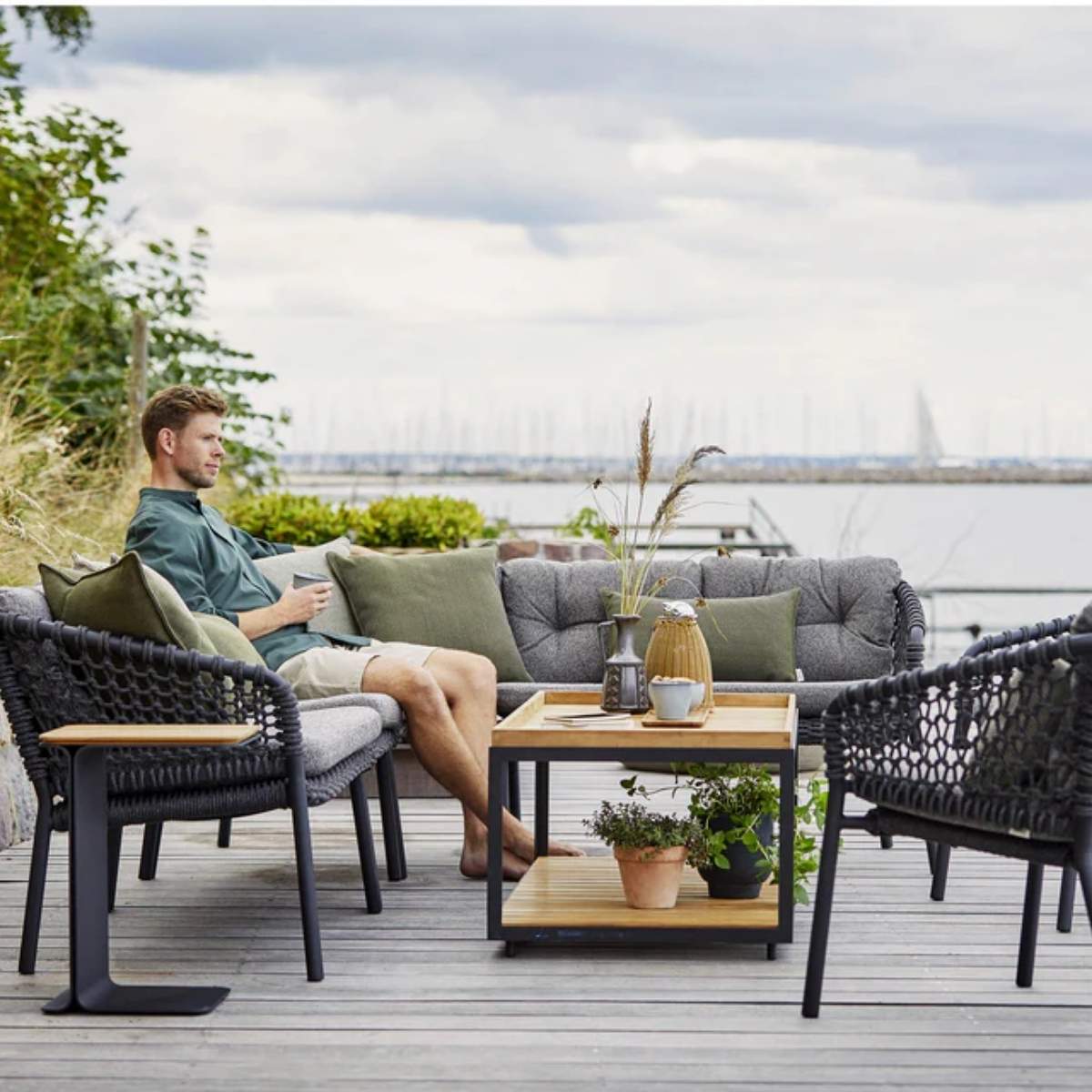 Cane-line Cushion Set, Ocean Corner Module