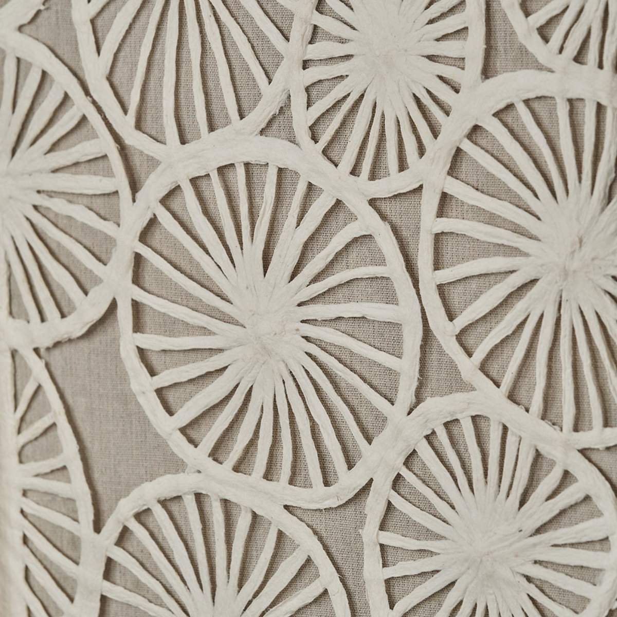 Beau&Co S/2 Cut Out Pattern Natural Paper Design Wall Art with Natural Frames