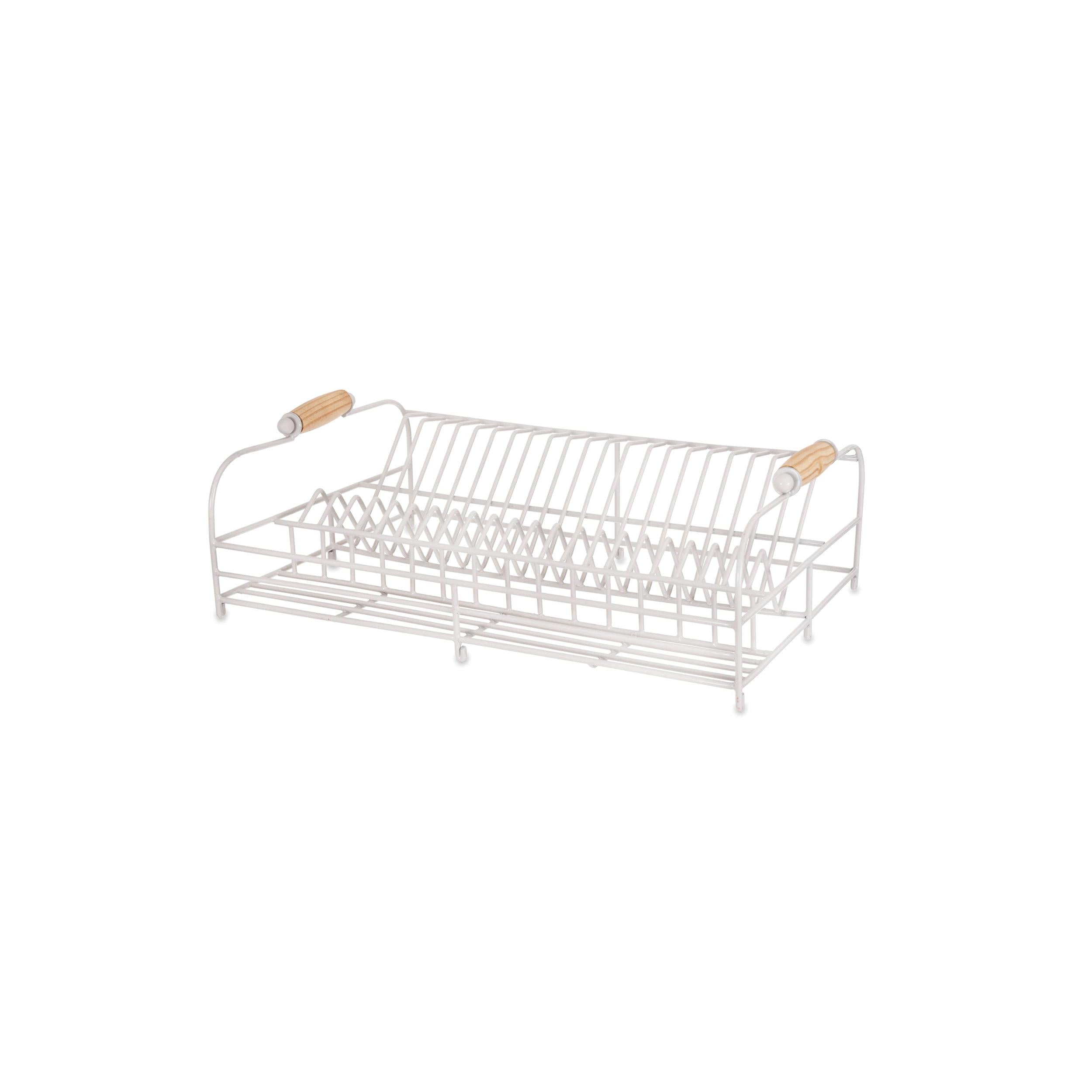Garden Trading Classic Wire Dish Rack - Chalk