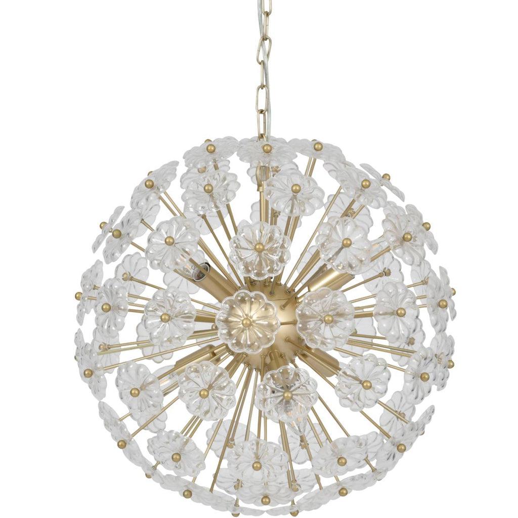 Dandelion Champagne And Glass Chandelier-Beaumonde