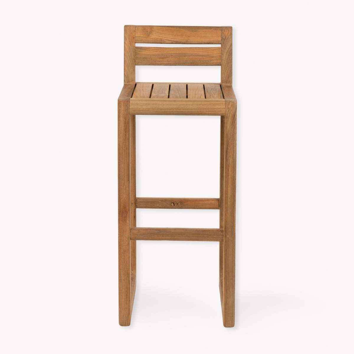 Garden Trading Dashwood Bar Stool With Back Set of 2 Natural