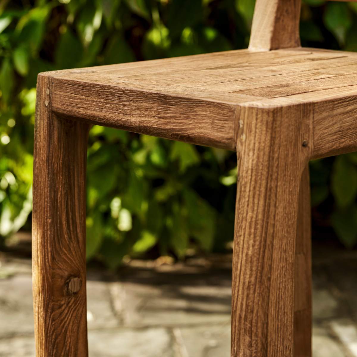 Garden Trading Dashwood Bar Stool With Back Set of 2 Natural