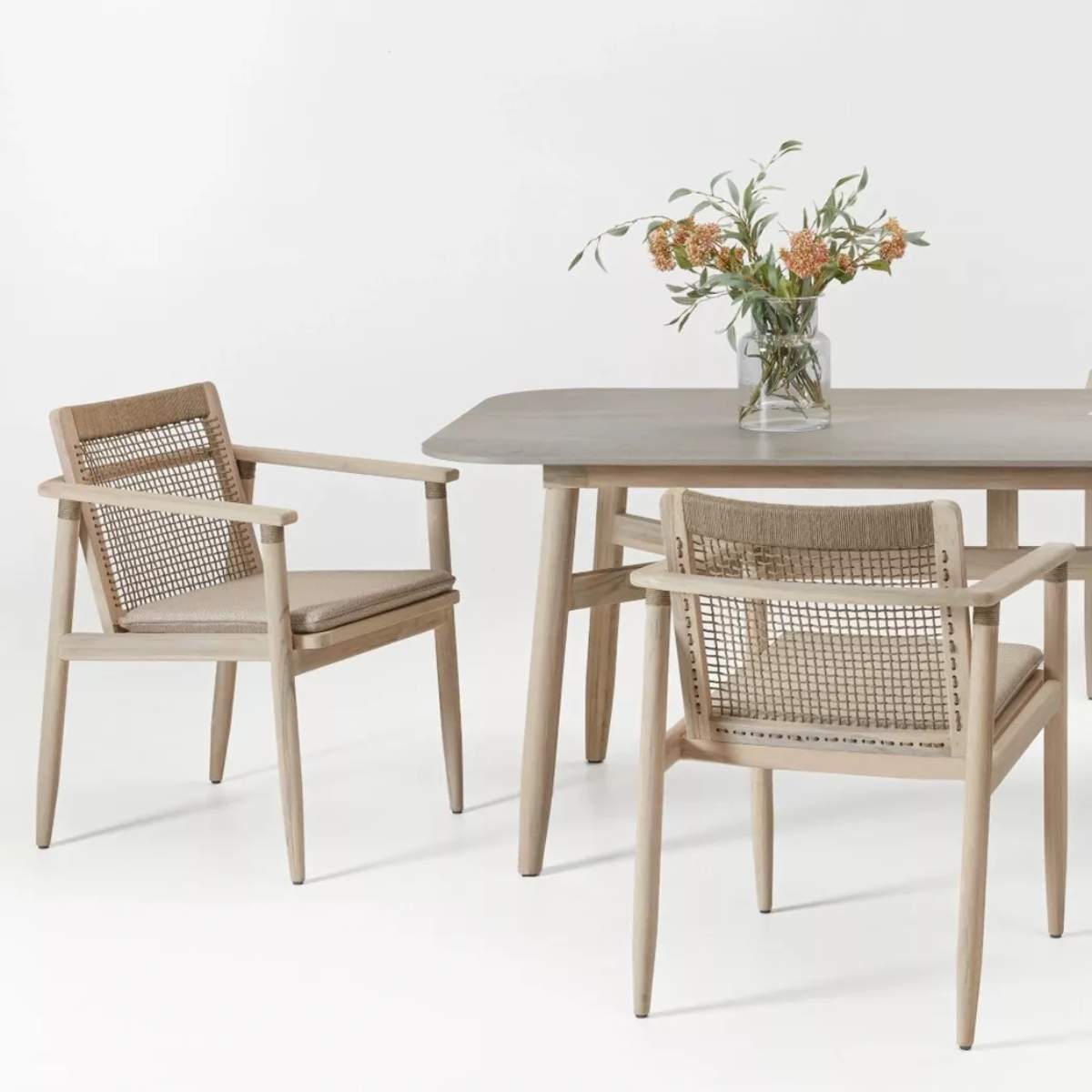 Vincent Shepherd David Dining Chair Teak Rope