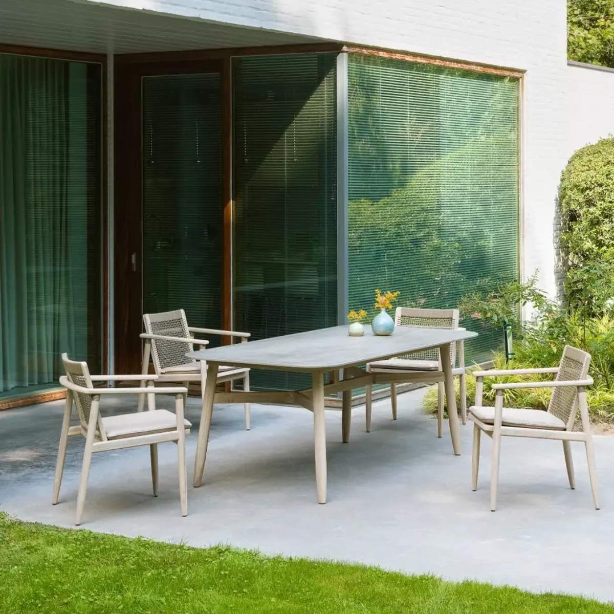 Vincent Shepherd David Dining Table Teak Ceramic 210 CM