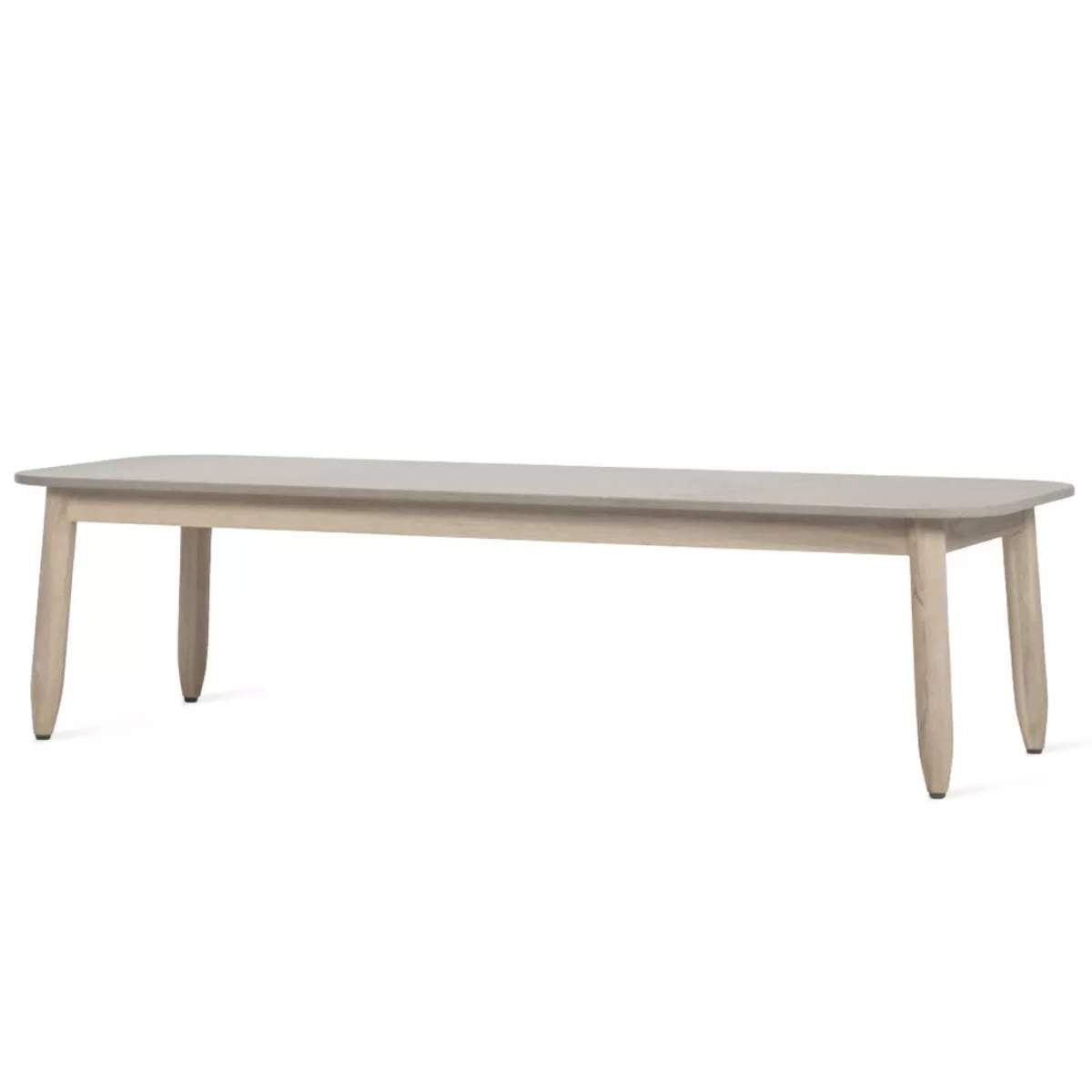 Vincent Shepherd David Outdoor Coffee Table Teak Ceramic