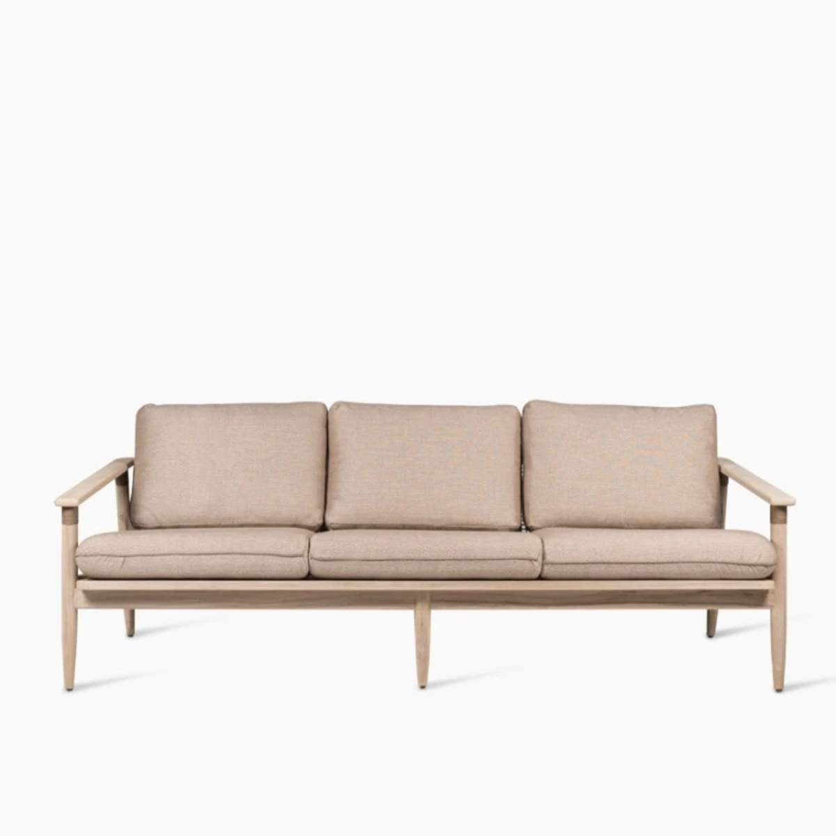 Vincent Shepherd David Teak Outdoor 3 Seater Sofa