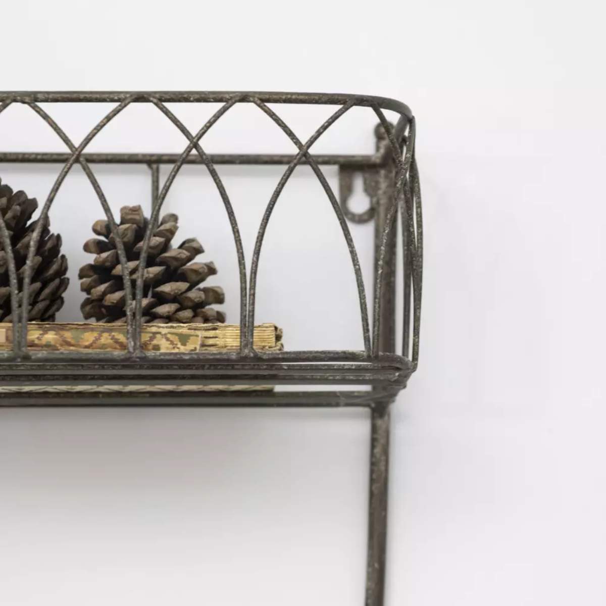 Grand Illusions Decorative Shelf With Hooks Large