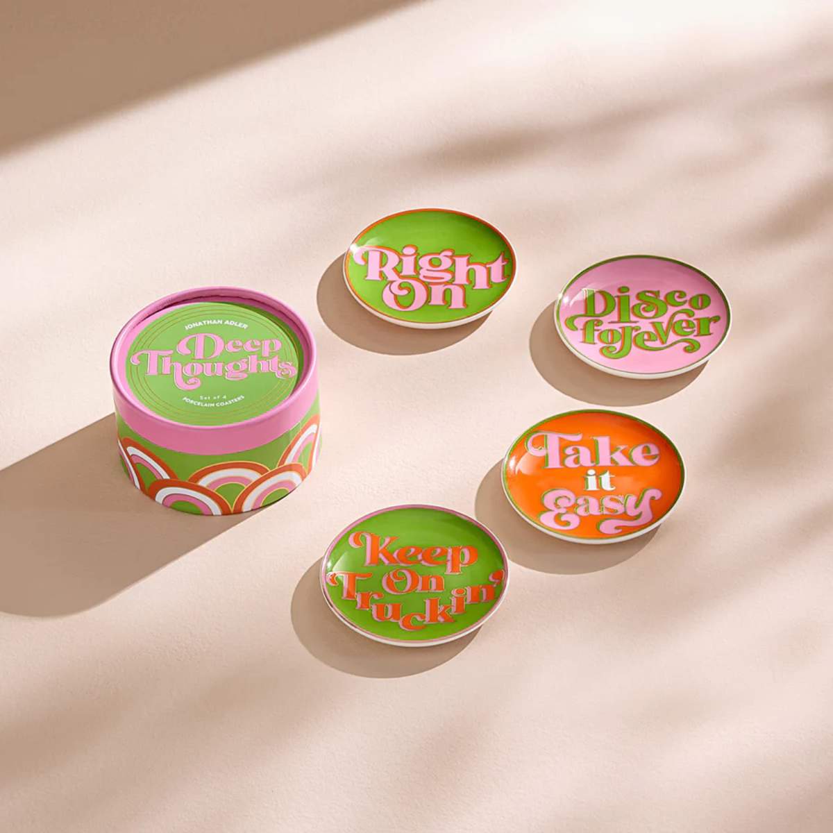 Jonathan Adler Deep Thoughts Coasters