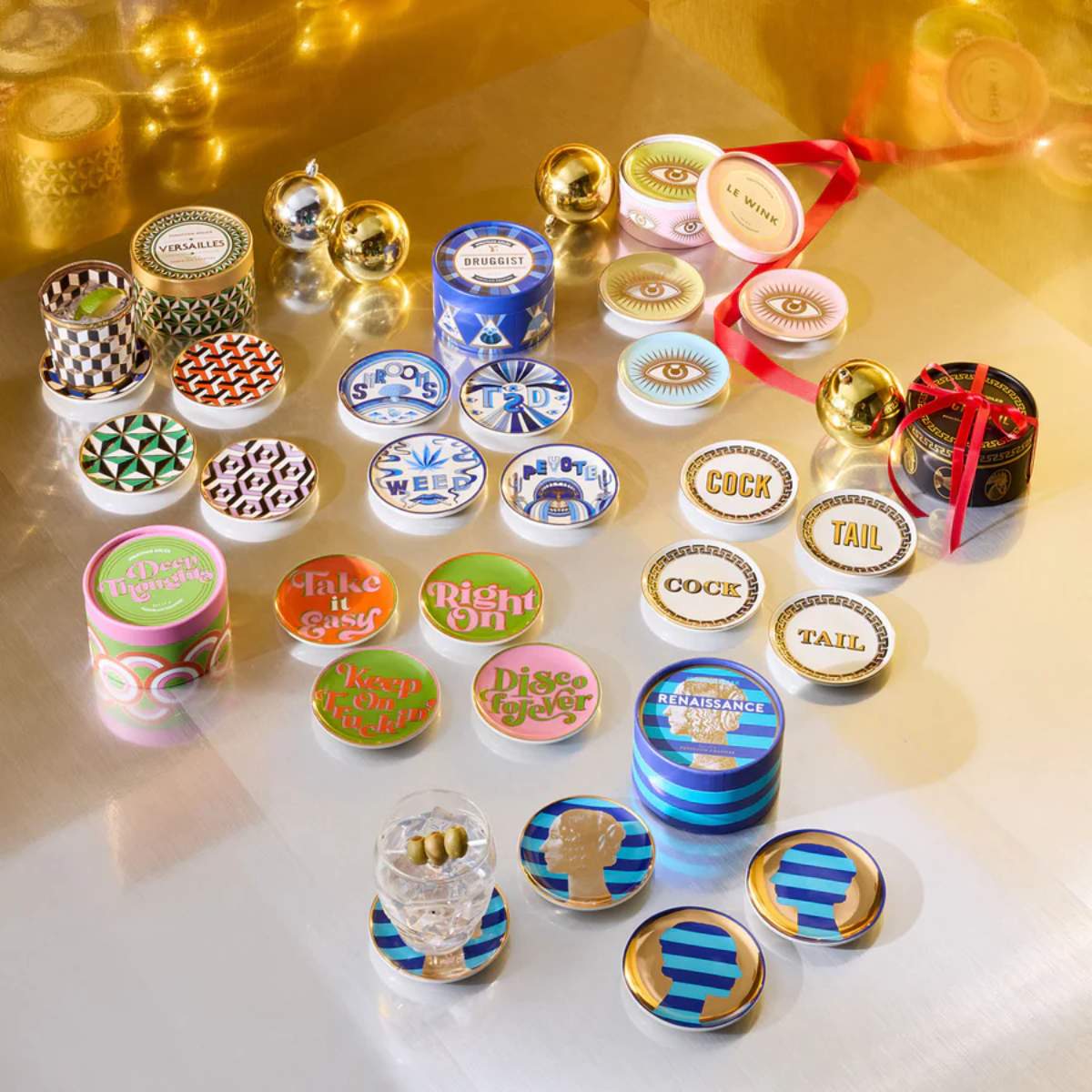 Jonathan Adler Deep Thoughts Coasters