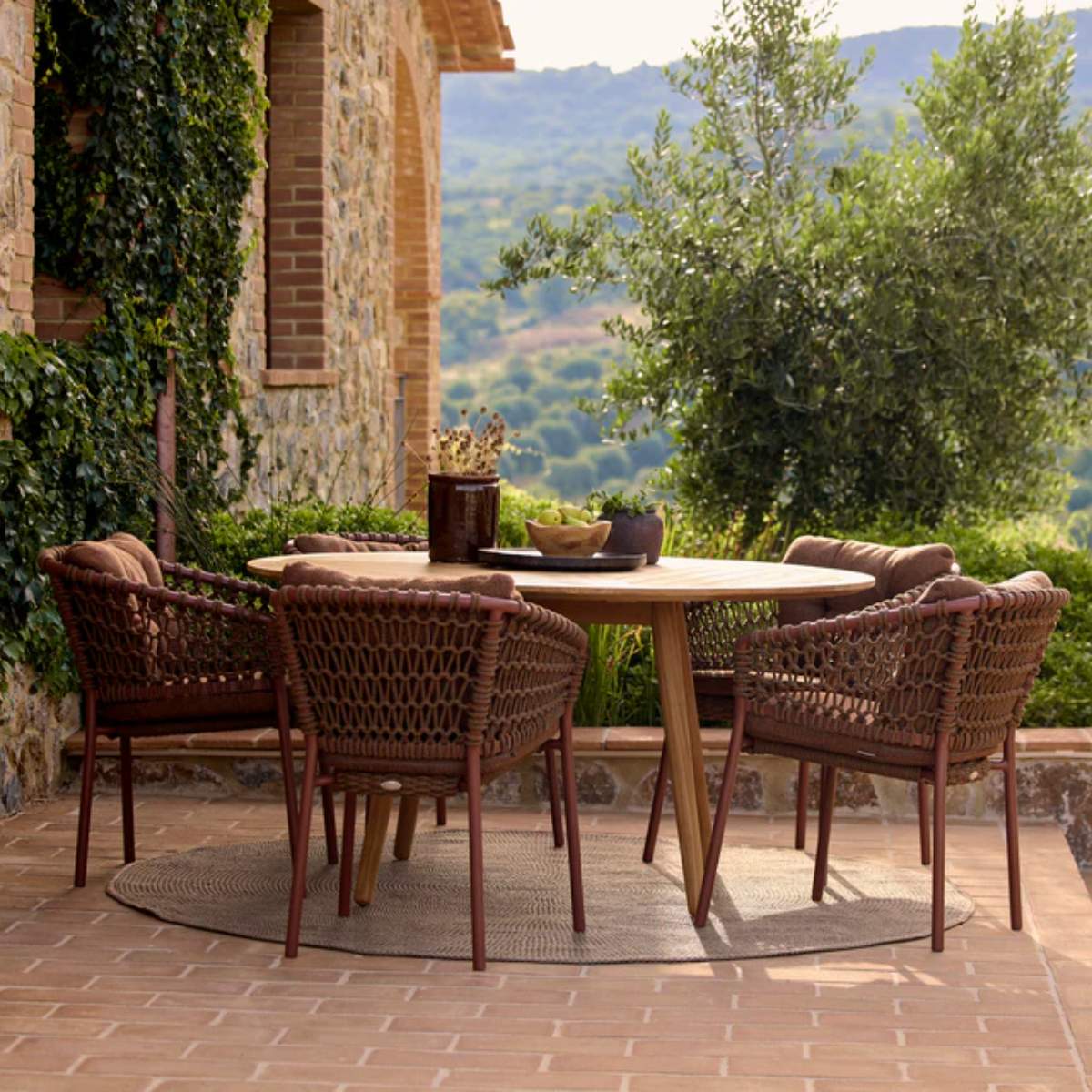 Cane-line Define Dining Table, Dia. 144 cm